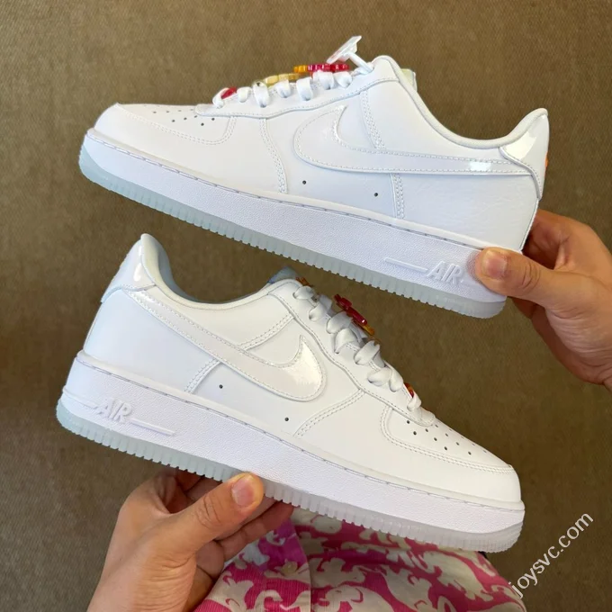 3A Pure Original Air Force 1 AF1 Hawaii White Sneakers IB8875-111