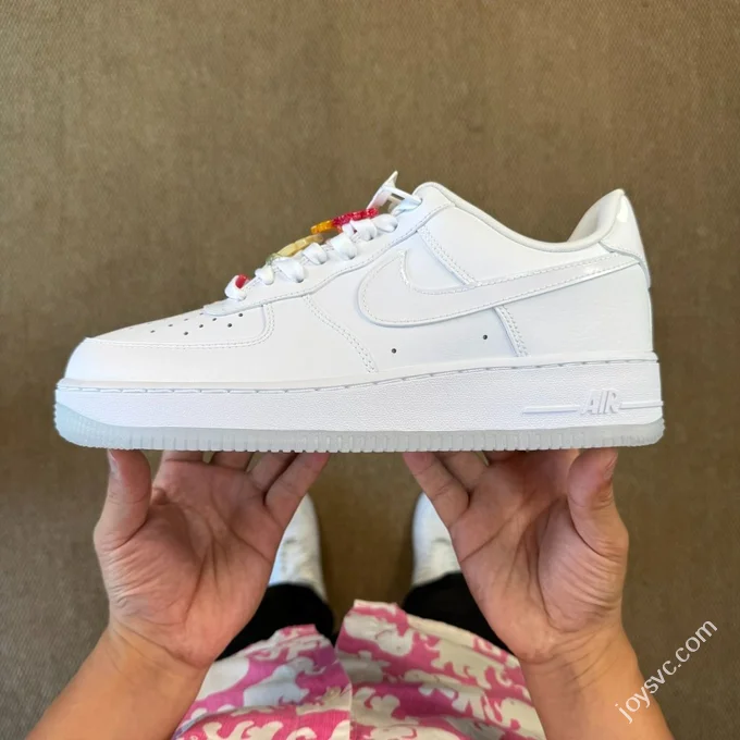 3A Pure Original Air Force 1 AF1 Hawaii White Sneakers IB8875-111