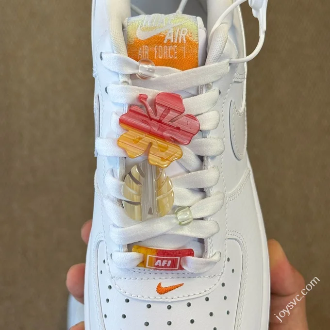3A Pure Original Air Force 1 AF1 Hawaii White Sneakers IB8875-111
