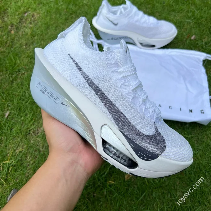Y Pure Original Nike Alphafly 3 Marathon Racing Shoes White Grey FD6315-102
