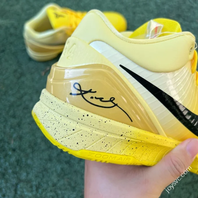 S2 Pure Original Kobe 4 Protro CHBL Yellow Black Basketball Shoes IH0587-700