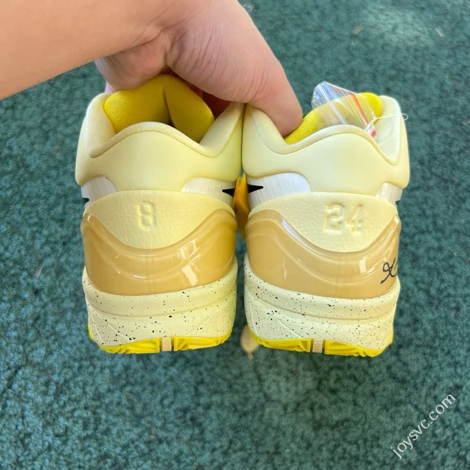 S2 Pure Original Kobe 4 Protro CHBL Yellow Black Basketball Shoes IH0587-700