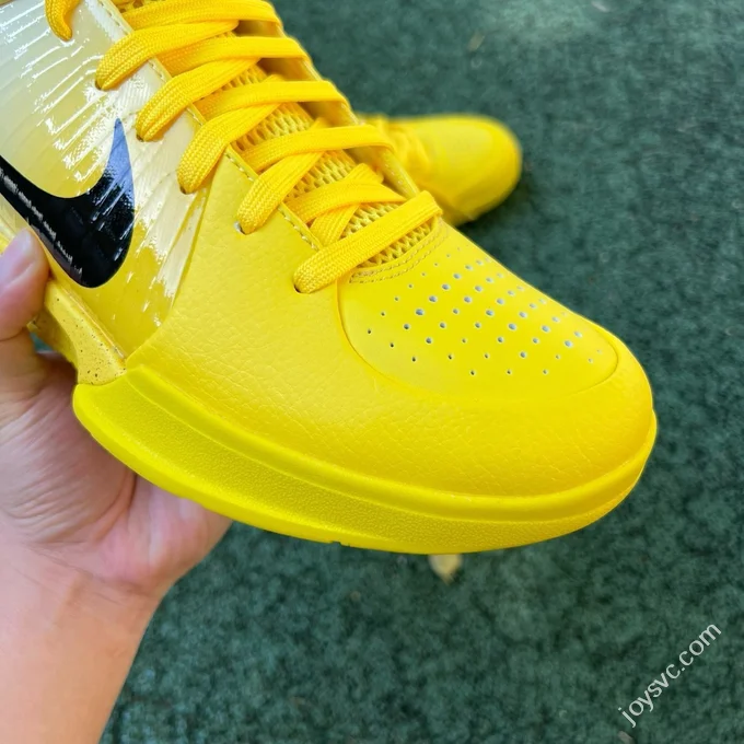 S2 Pure Original Kobe 4 Protro CHBL Yellow Black Basketball Shoes IH0587-700