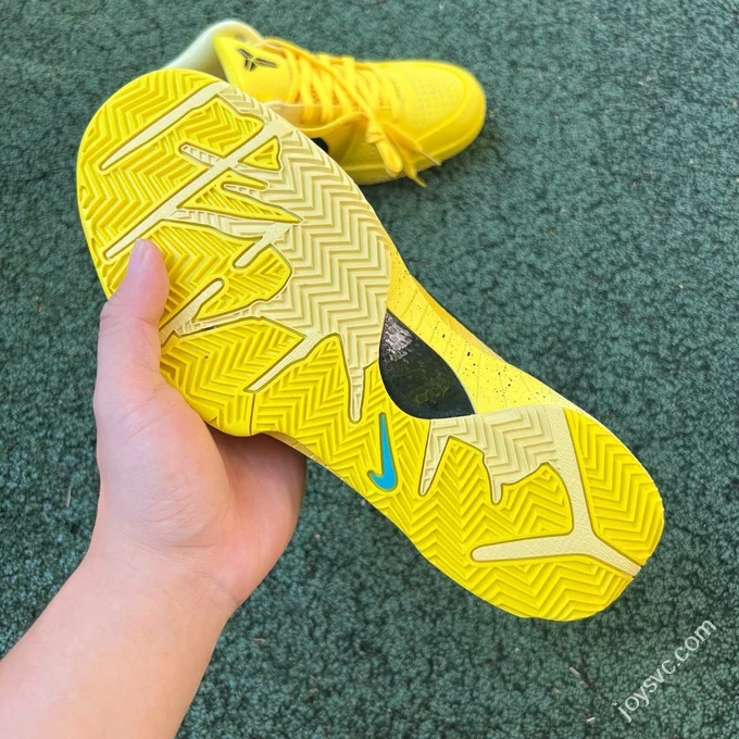 S2 Pure Original Kobe 4 Protro CHBL Yellow Black Basketball Shoes IH0587-700