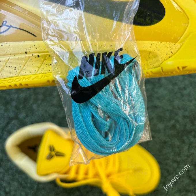 S2 Pure Original Kobe 4 Protro CHBL Yellow Black Basketball Shoes IH0587-700
