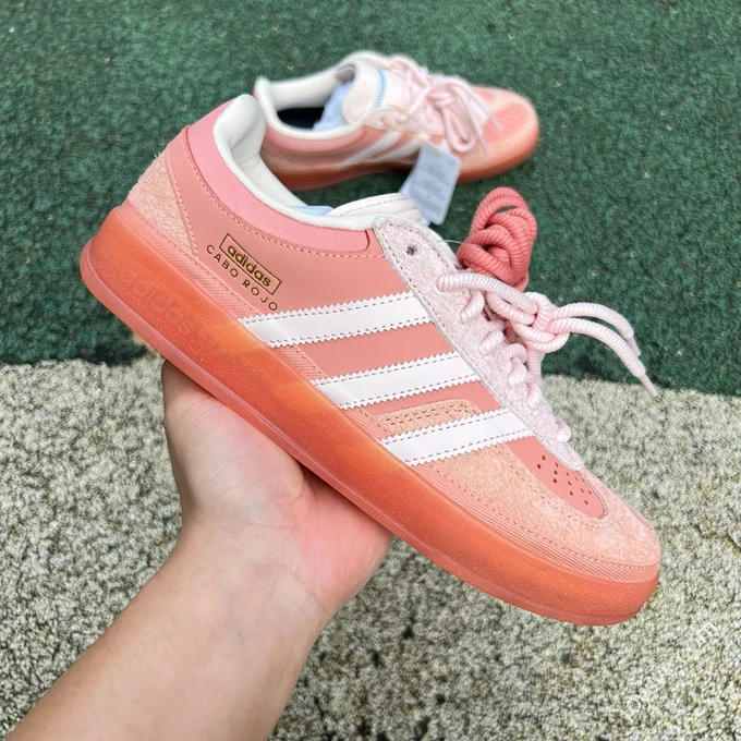 S2 Pure Original Bad Bunny x Adidas Gazelle Pink JS5052