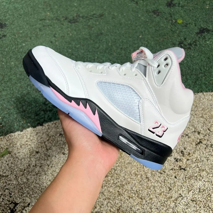 Heyuan Pure Original AJ5 White Pink 