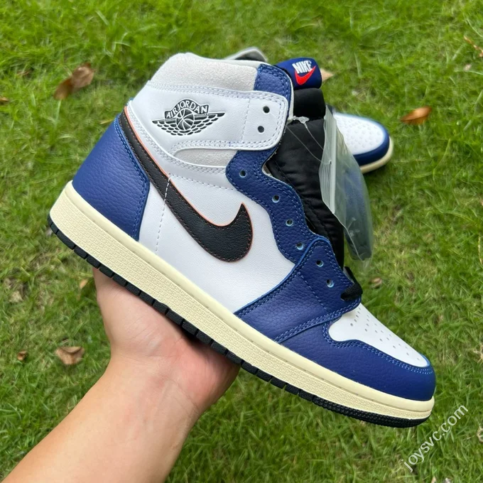 AJ1 High Top Black Blue Air Jordan 1 Retro DZ5485-100
