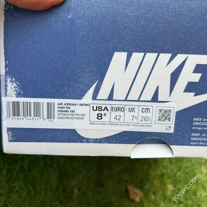 AJ1 High Top Black Blue Air Jordan 1 Retro DZ5485-100