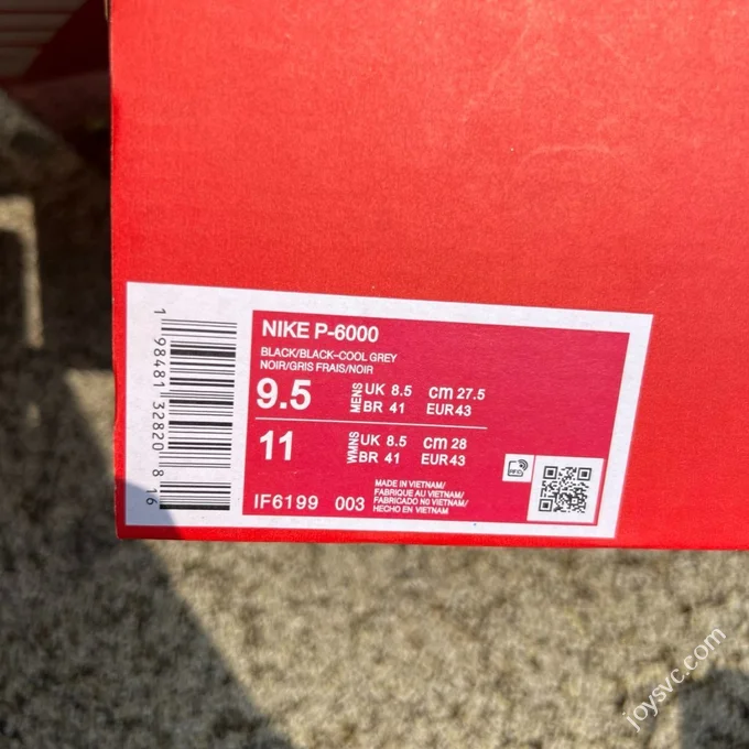 Nike P-6000 Black Grey if6199-003