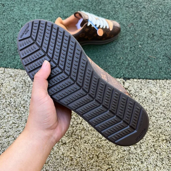 LV Football Shoes Dark Brown LOUIS VUITTON x Nigo Collaboration FW25