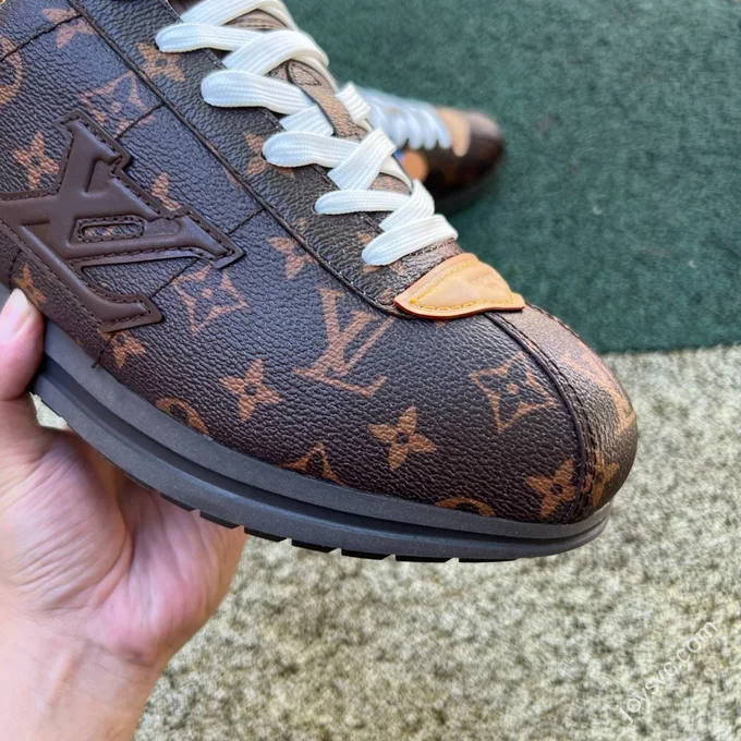 LV Football Shoes Dark Brown LOUIS VUITTON x Nigo Collaboration FW25