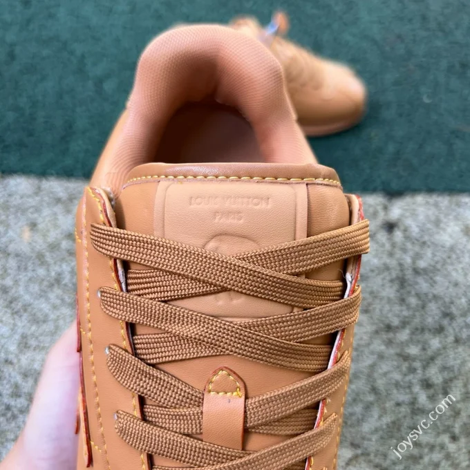 LV Football Shoes Beige LOUIS VUITTON x Nigo Collaboration FW25