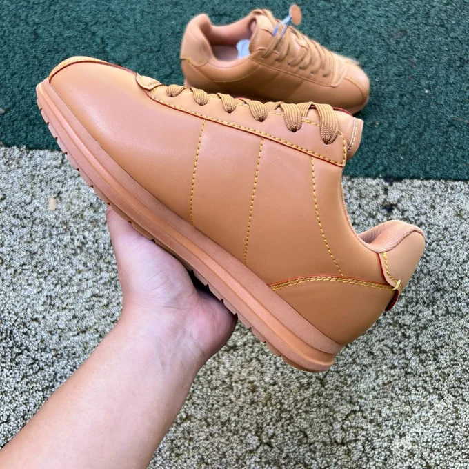 LV Football Shoes Beige LOUIS VUITTON x Nigo Collaboration FW25