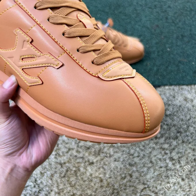 LV Football Shoes Beige LOUIS VUITTON x Nigo Collaboration FW25