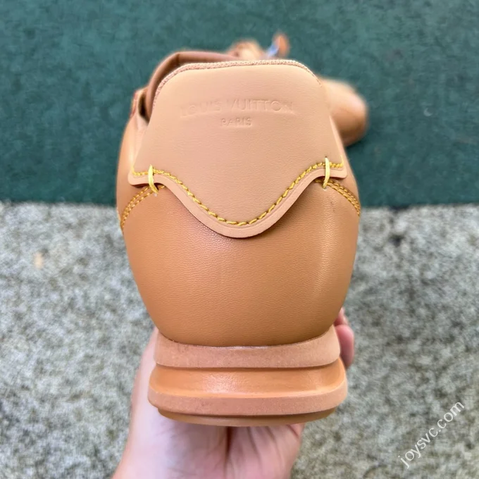LV Football Shoes Beige LOUIS VUITTON x Nigo Collaboration FW25