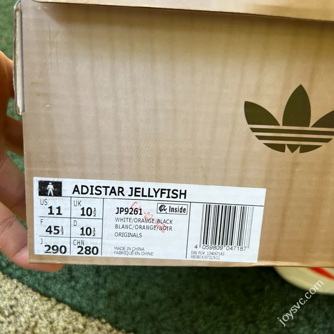 Pure Original Pharrell Williams x adidas Jellyfish Dad Shoes White Orange JP9261