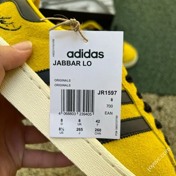 Pure Original Bruce Lee x adidas JABBAR Yellow