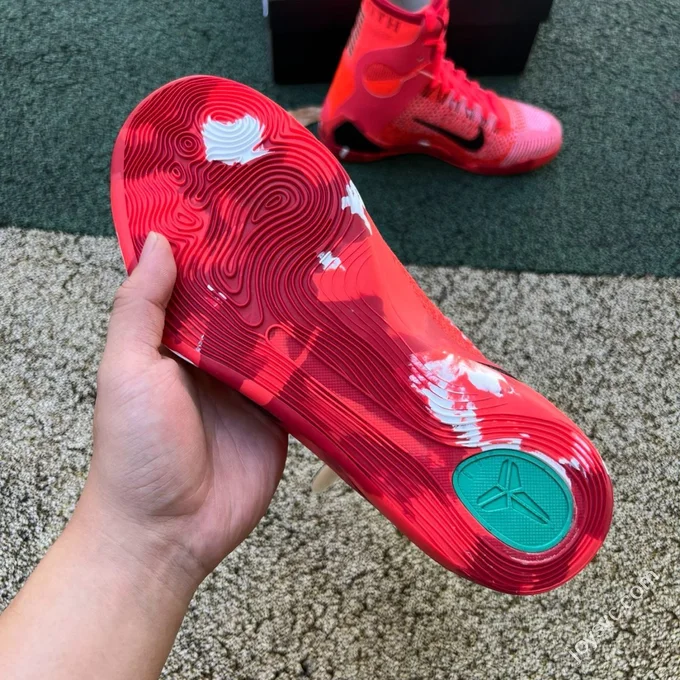 Pure Original Nike Kobe 9 Elite High Protro Red High Top FZ7335-