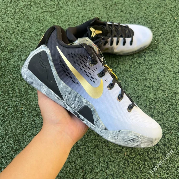 S2 Pure Original Nike Kobe 9 Protro Black Gold FZ7333-002