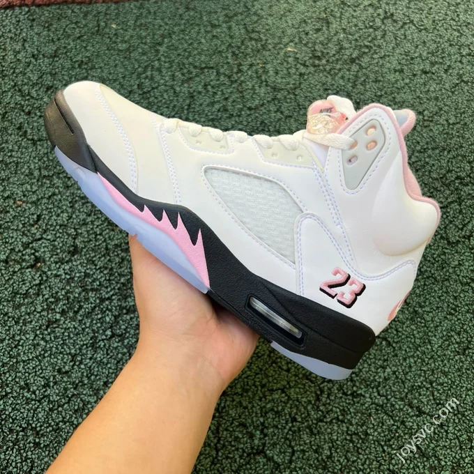 Referee Pure Original AJ5 White Pink 