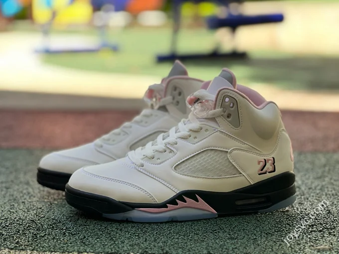 Referee Pure Original AJ5 White Pink 