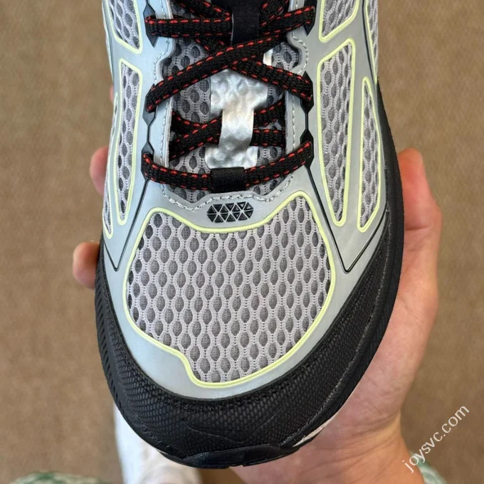 HOKA ONE ONE Clifton 9 Marathon Running Shoes Silver Black 1155370/HBN