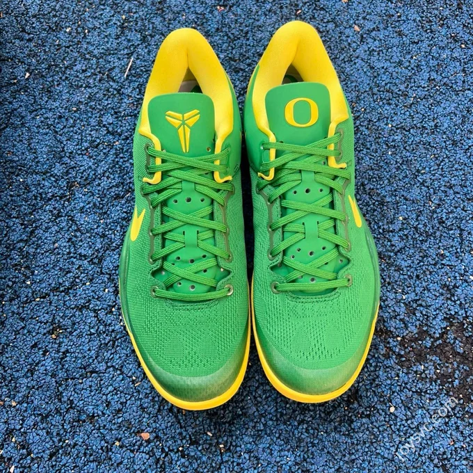 GX Pure Original Kobe 8 Oregon Ducks Green Yellow 