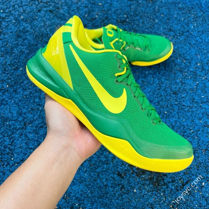 GX Pure Original Kobe 8 Oregon Ducks Green Yellow 