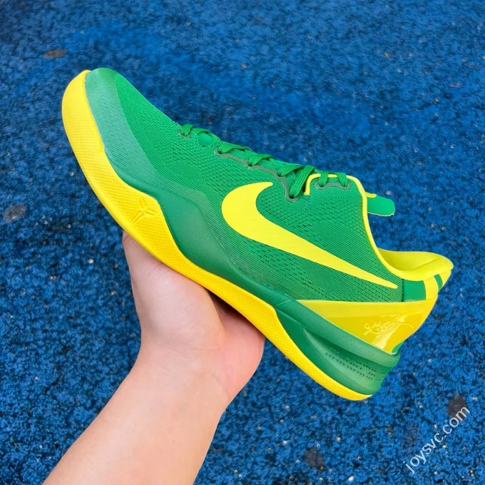 GX Pure Original Kobe 8 Oregon Ducks Green Yellow 