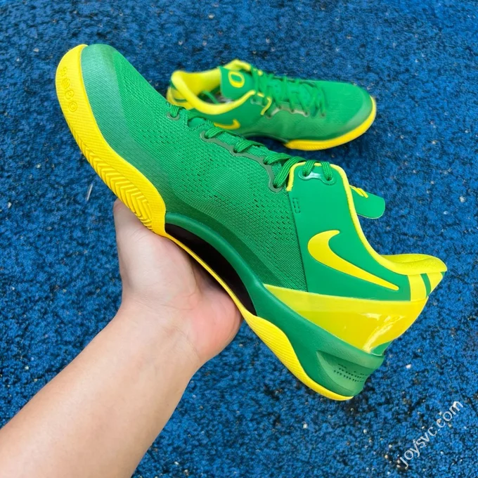 GX Pure Original Kobe 8 Oregon Ducks Green Yellow 