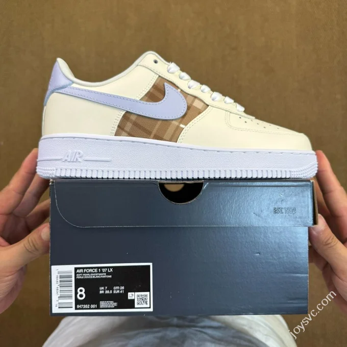 3A Pure Original Air Force 1 AF1 Beige Brown IH7352-001