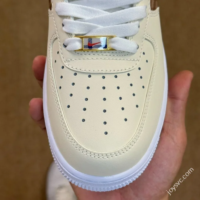 3A Pure Original Air Force 1 AF1 Beige Brown IH7352-001