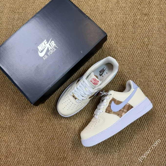 3A Pure Original Air Force 1 AF1 Beige Brown IH7352-001