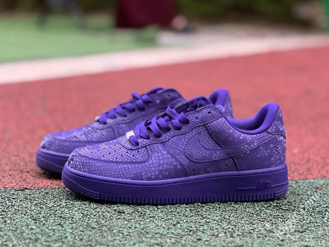 Pure Original Air Force 1 Kobe Collaboration Purple IB0018-500