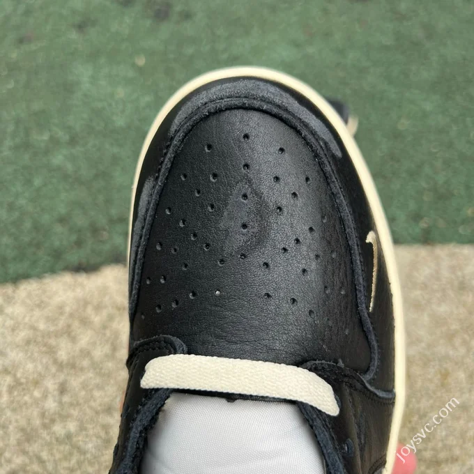 Pure Original AJ1 Low Top White Black Red Nigel Bike IB8958-001