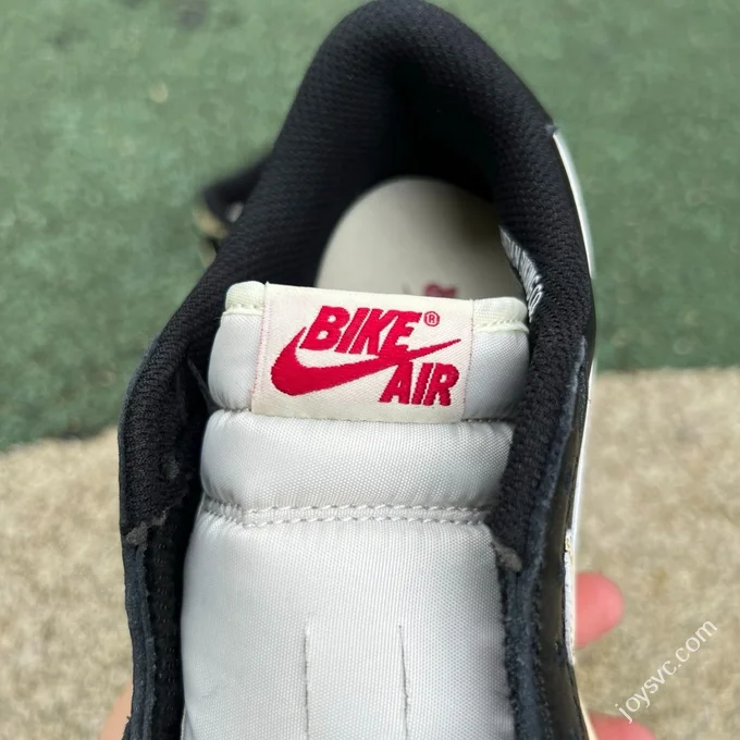 Pure Original AJ1 Low Top White Black Red Nigel Bike IB8958-001