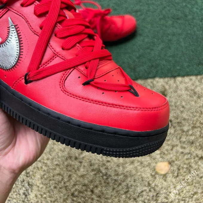 Off-White x Nike Air Force 1 Low Black Red DD1876-600