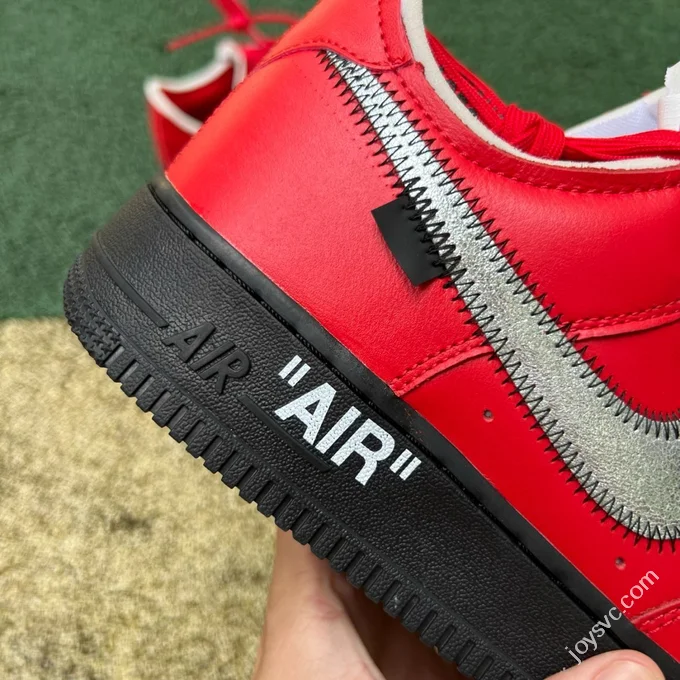 Off-White x Nike Air Force 1 Low Black Red DD1876-600