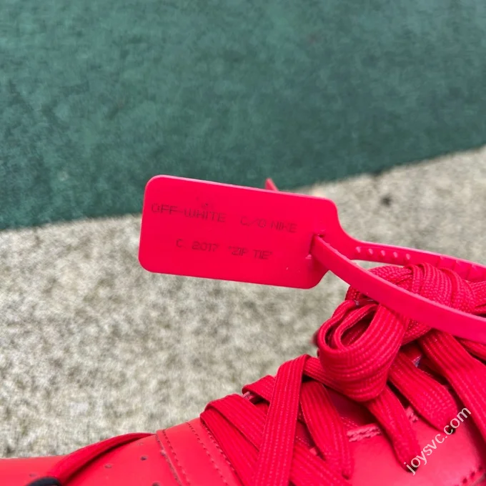 Off-White x Nike Air Force 1 Low Black Red DD1876-600