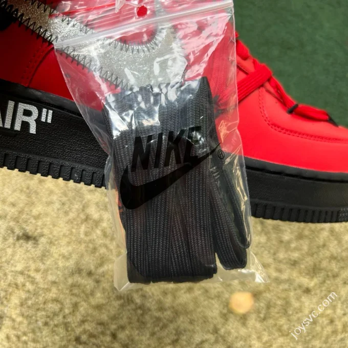 Off-White x Nike Air Force 1 Low Black Red DD1876-600