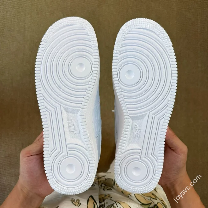 3A Pure Original Air Force 1 AF1 Small Hook White Embossed IH4475-100