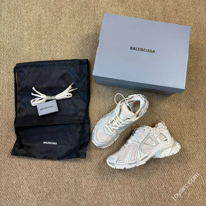 VG Balenciaga Runner 7.0 New Suede Beige White