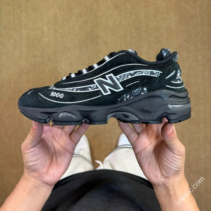 C Version New Balance NB1000 x Atmos Black White M1000BW