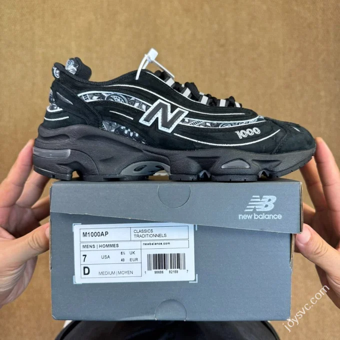 C Version New Balance NB1000 x Atmos Black White M1000BW