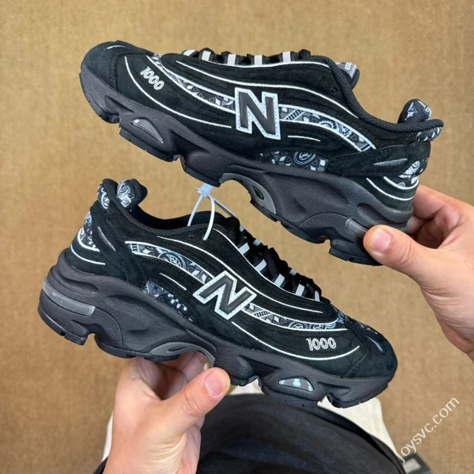 C Version New Balance NB1000 x Atmos Black White M1000BW