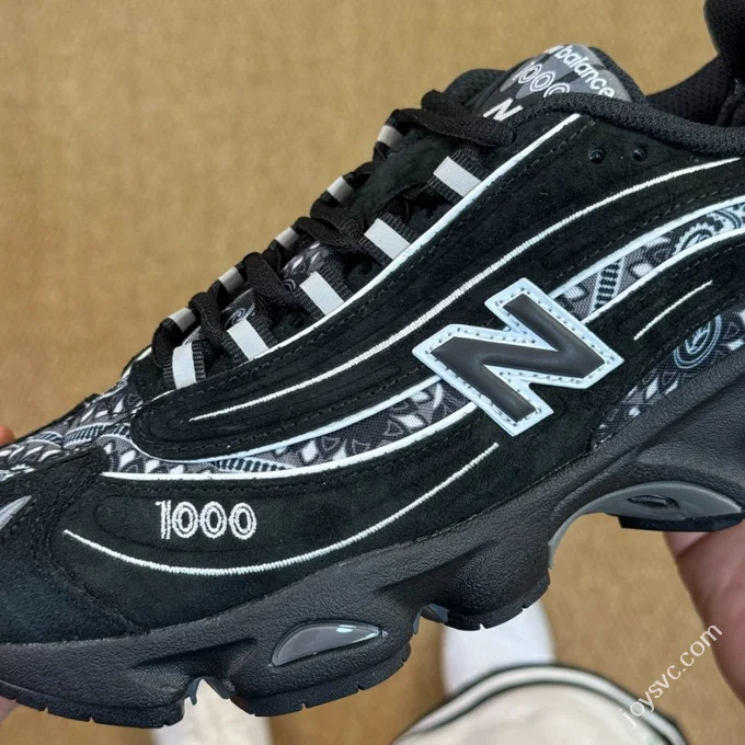 C Version New Balance NB1000 x Atmos Black White M1000BW