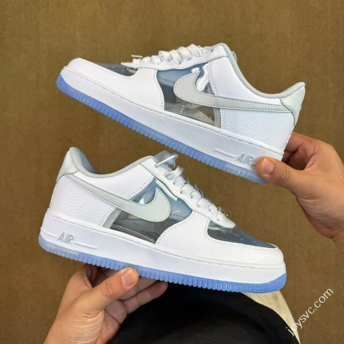 3A Pure Original Air Force 1 AF1 Translucent Sea Salt Blue IB5724-100