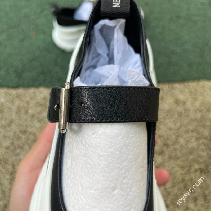 Alexander McQueen Thread Slick Mary Jane Shoes White Black
