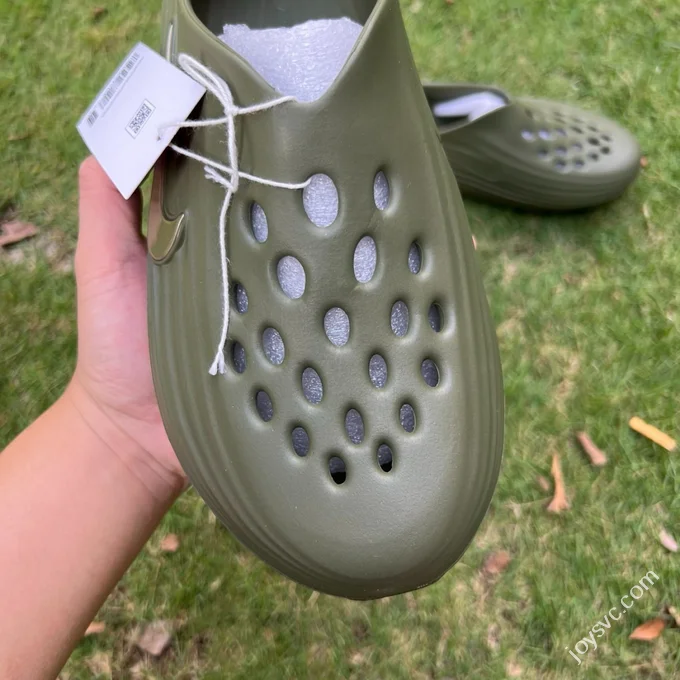 LW Pure Original Nike ReactX Rejuven8 Olive Green Clogs HV5060-201